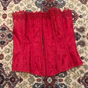 Red corset